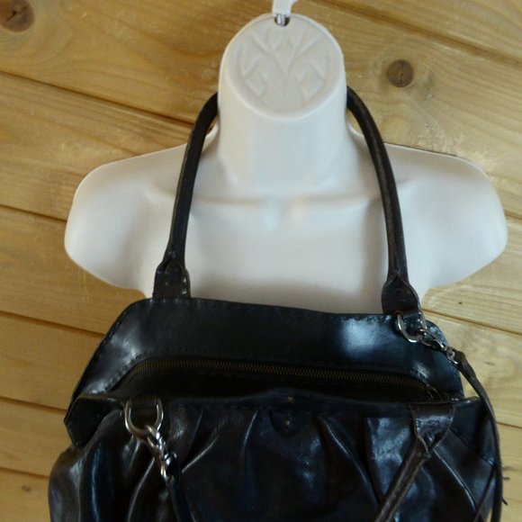 Henry Beguelin Brown Doctor Two Way Bag Handbag Convertible Shoulder Leather - Picture 8 of 12